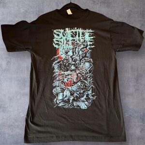 Suicide Silence emo band t shirt